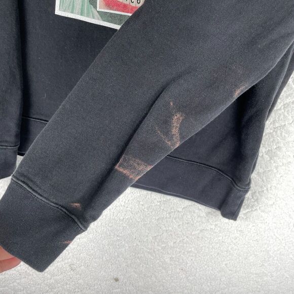 Marc Jacobs x Hey Reilly Collaboration Sweatshirt Mens Medium Black Stains $100 - Picture 3 of 8